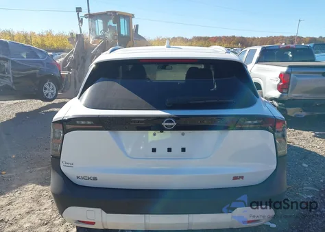 2025 Nissan Kicks Sr Fwd from USA, damaged, VIN 3N8AP6DA1SL300484